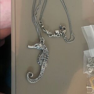 Lucky Brand Silver Seahorse Pendant